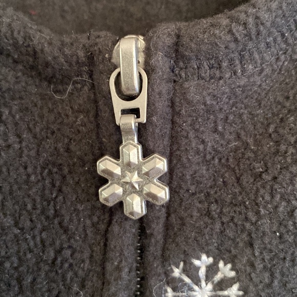 Vintage Fleece Winter Scene Jacket - Picture 6 of 8